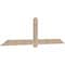 Ekena Millwork Eugene Smooth Timber Gable Bracket, Douglas Fir, 96"W x 28"H x 1 1/2"D x 5 1/2"F, 7/12 Pitch GBW096X28X0206EUG00SDF - alternate 2